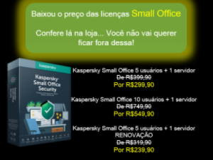 ANTIVÍRUS SMALL OFFICE COM 25% DE DESCONTO!